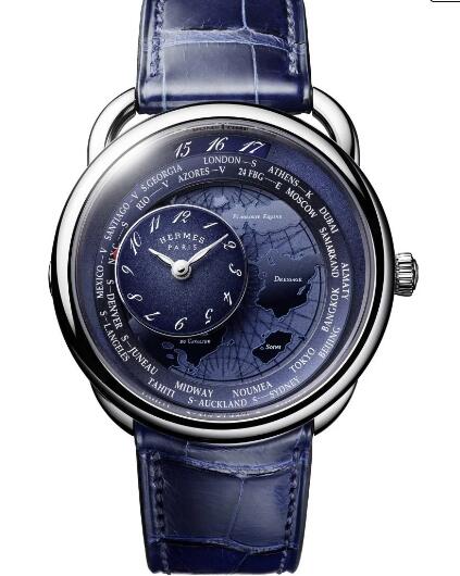Hermès Arceau Le Temps Voyageur Replica Watch 057196WW00
