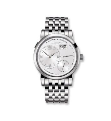 Replica A. Lange & Söhne 101.539 Lange 1 White Gold Silver Bracelet Watch