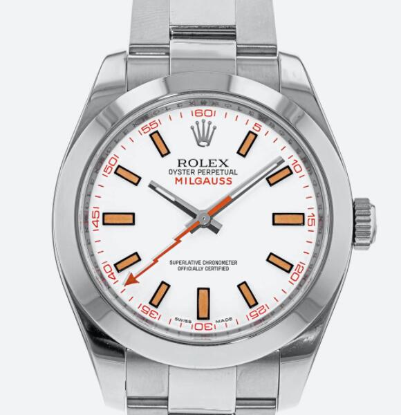 Rolex Milgauss Ref. 116400 With White Dial 116400