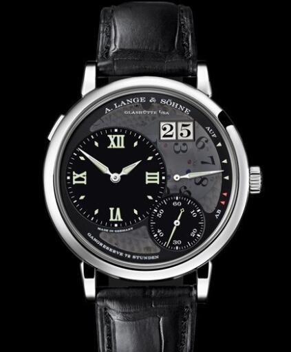 Replica A Lange Sohne Grande Lange 1 Lumen Watch Platinium - Crocodile Strap 117.035