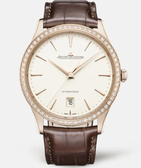 Replica Jaeger Lecoultre Master Ultra Thin Date 1232501 Pink Gold Men Watch Automatic self-winding