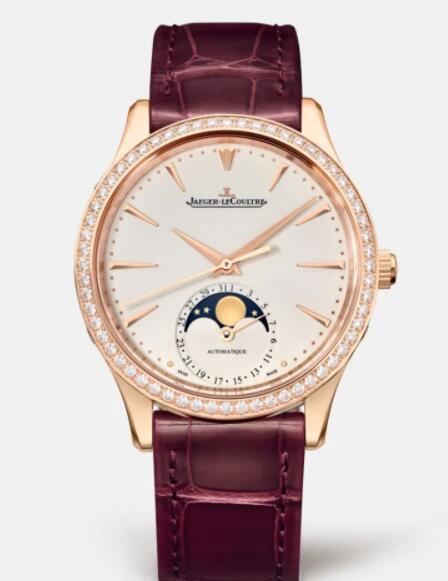 Replica Jaeger Lecoultre Master Ultra Thin Moon 1252501 Pink Gold Ladies Watch Automatic self-winding