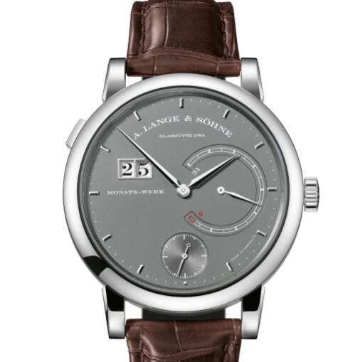 A Lange Sohne lange31 Replica Watch White gold with dial in grey 130.039