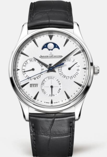 Replica Jaeger Lecoultre Master Ultra Thin Perpetual 1303520 White Gold Men Watch Automatic self-winding