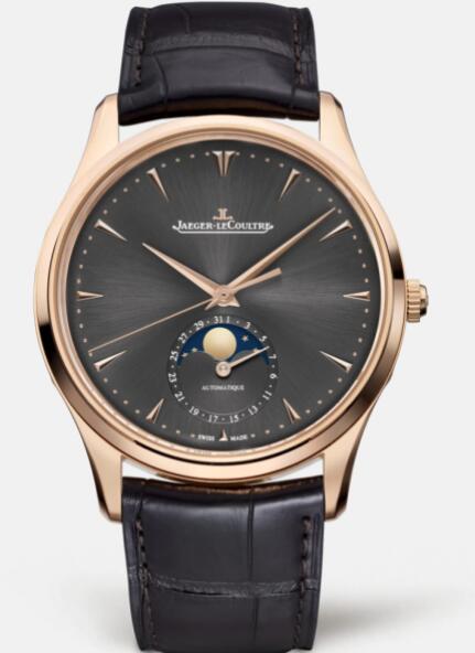 Replica Jaeger Lecoultre Master Ultra Thin Moon 136255J Pink Gold Men Watch Automatic self-winding
