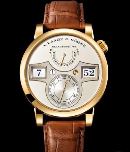 Replica A Lange Sohne Lange Zeitwerk Watch Yellow gold 140.021