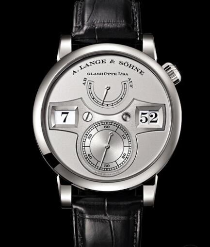 Replica A Lange Sohne Lange Zeitwerk Watch Platinum 140.025
