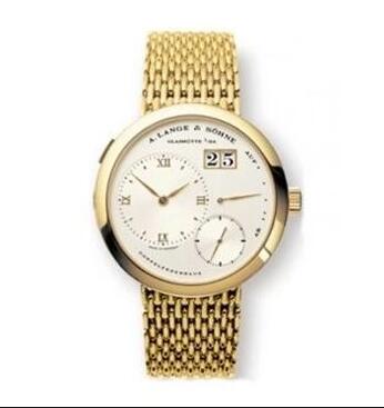 Replica A. Lange & Söhne 151.021 Lange 1 Yellow Gold Silver Bracelet Watch