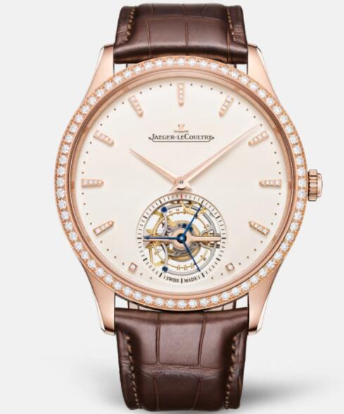 Replica Jaeger Lecoultre Master Ultra Thin Tourbillon 1682401 Pink Gold Men Watch Automatic self-winding