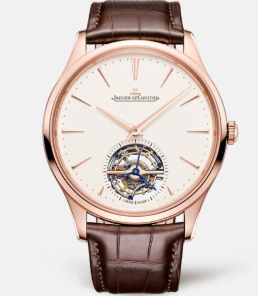 Replica Jaeger Lecoultre Master Ultra Thin Tourbillon 1682410 Pink Gold Men Watch Automatic self-winding