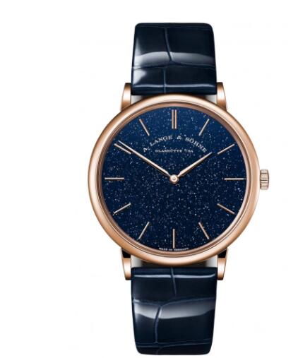 A. Lange & Söhne Saxonia Thin Pink Gold Aventurine Replica Watch 211.088