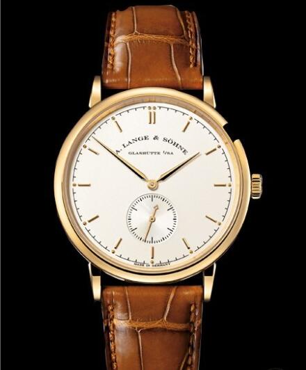 Replica A Lange Sohne Saxonia Watch Yellow gold 216.021