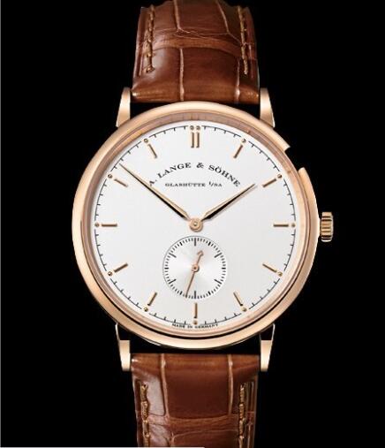 Replica A Lange Sohne Saxonia Watch Pink gold 216.032