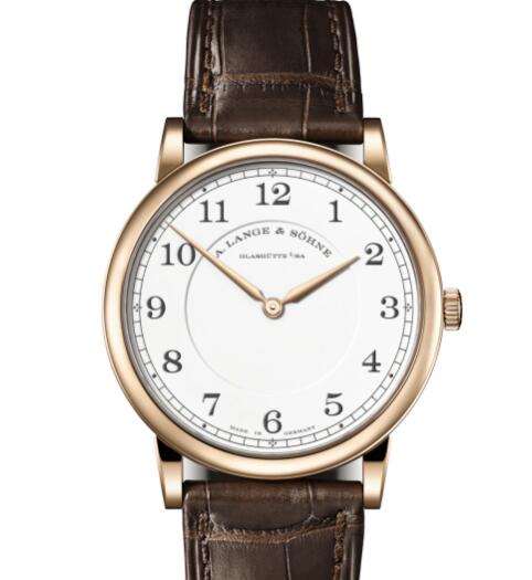 A Lange and Sohne 1815 THIN HONEYGOLD "Homage to F. A. Lange" Replica Watch White Honey gold with enamelled copper-dial in white 239.050 A Lange and Sohne 1815 THIN HONEYGOLD "Homage to F. A. Lange" Replica Watch White Honey gold with enamelled copper-dial in white 239.050