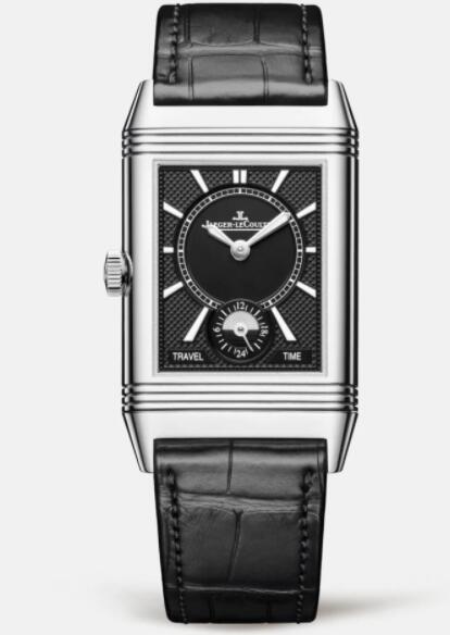 Jaeger Lecoultre Reverso Classic Medium Duoface Small Seconds Stainless Steel Men Manual-winding Replica Watch 2458420