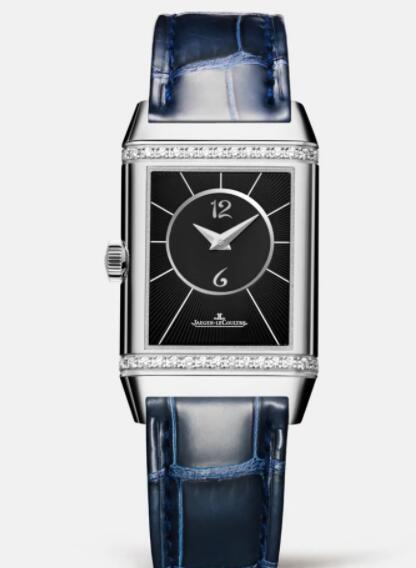 Jaeger Lecoultre Reverso Classic Medium Duetto Stainless Steel Ladies Manual-winding Replica Watch 2588422