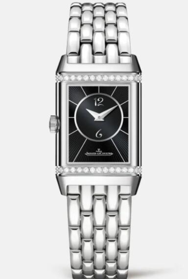 Jaeger Lecoultre Reverso Classic Small Duetto Stainless Steel Ladies Manual-winding Replica Watch 2668130