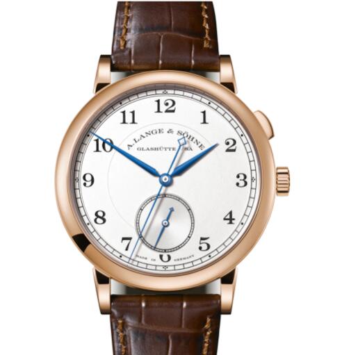 A Lange and Sohne 1815 "Homage to Walter Lange" Replica Watch Pink gold with dial in argenté 297.032