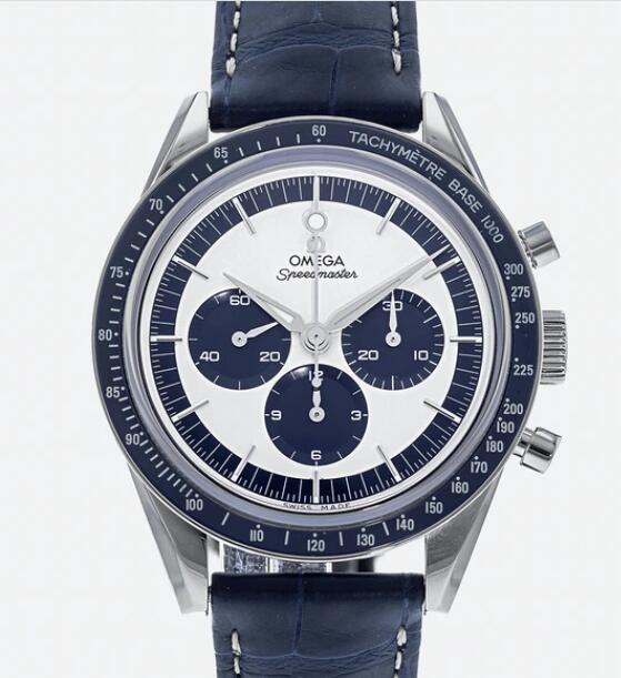 Omega Speedmaster Moonwatch Chronograph 'First OMEGA In Space' Blue Dial Limited Edition 311.33.40.30.02.001
