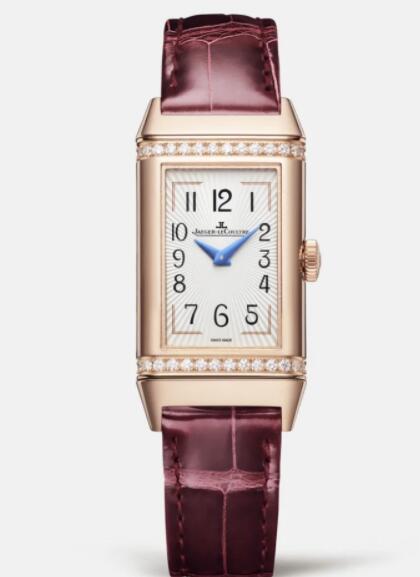 Jaeger Lecoultre Reverso One Duetto Manual-winding Pink Gold Ladies Replica Watch 3342520