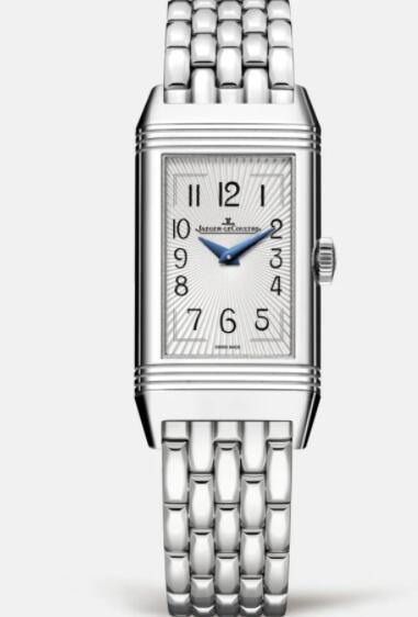 Jaeger Lecoultre Reverso One Duetto Moon Manual-winding Stainless Steel Ladies Replica Watch 3358120