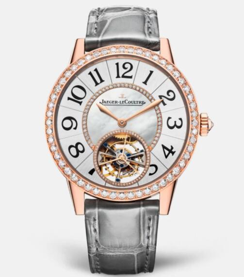 Jaeger Lecoultre Rendez-Vous Tourbillon Automatic self-winding Pink Gold Ladies Replica Watch 3412410