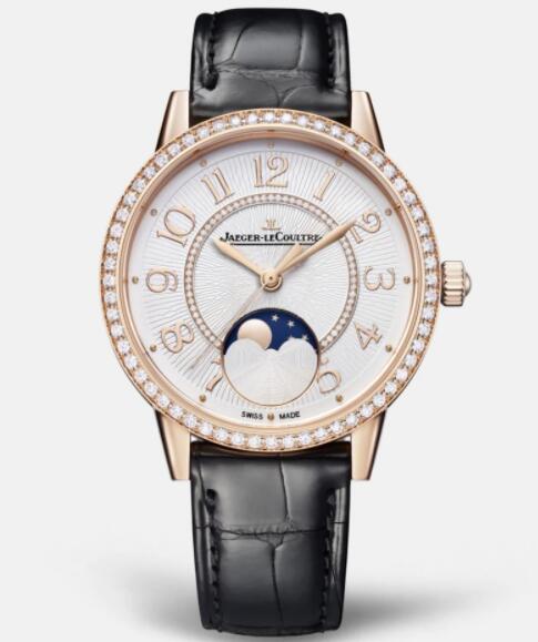 Jaeger Lecoultre Rendez-Vous Moon Medium Automatic self-winding Pink Gold Ladies Replica Watch 3572430