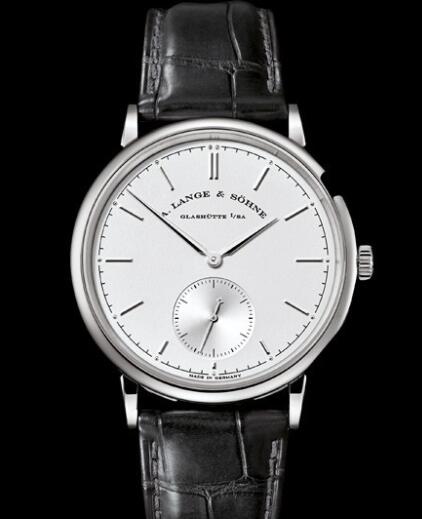 Replica A Lange Sohne Saxonia Automatique Watch White gold 380.026