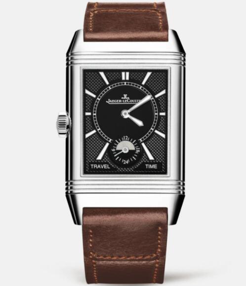 Jaeger Lecoultre Reverso Classic Large Duoface Small Seconds Stainless Steel Men Manual-winding Replica Watch 3848422