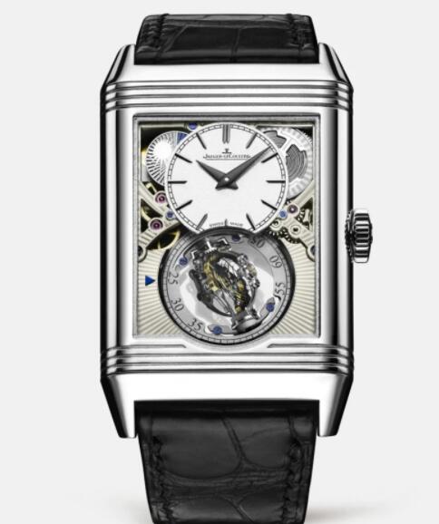 Jaeger Lecoultre Reverso Tribute Gyrotourbillon Manual-winding Platinum Men Replica Watch 3946420 Jaeger Lecoultre Reverso Tribute Gyrotourbillon Manual-winding Platinum Men Replica Watch 3946420