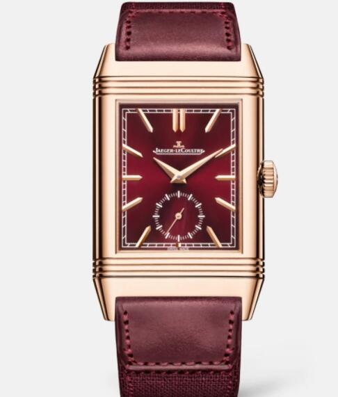 Jaeger Lecoultre Reverso Tribute Duoface Fagliano Manual-winding Pink Gold Men Replica Watch 398256J