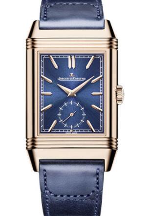 Jaeger-LeCoultre Reverso Tribute Duoface Fagliano Limited - Pink Gold Case - Cordovan Strap Limited Edition of 100 Replica Watch 398258J