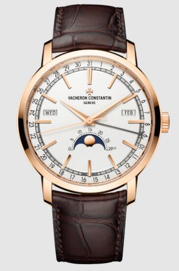 Vacheron Constantin Traditionnelle complete calendar 18K 5N pink gold Replica Watch 4010T/000R-B344