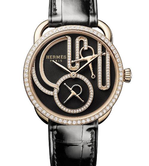 HERMÈS Arceau Grand Tralala Brides et Mors Replica Watch 403450WW00