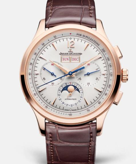 Replica Jaeger Lecoultre Master Control Chronograph Calendar 4132520 Pink Gold Men Watch Automatic self-winding