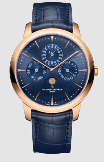 Vacheron Constantin Patrimony perpetual calendar ultra-thin pink gold 43175/000R-B519 Replica Watch