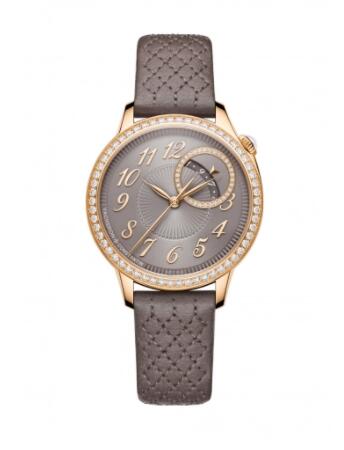 Vacheron Constantin Égérie Self-Winding 35 Pink Gold Diamond TaupeReplica Watch 4605F/000R-B95