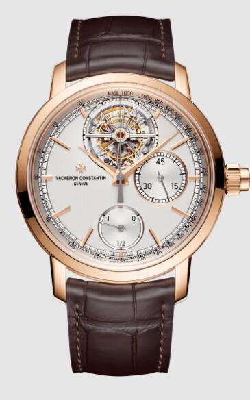 Vacheron Constantin Traditionnelle tourbillon chronograph pink gold Replica Watch 5100T/000R-B623