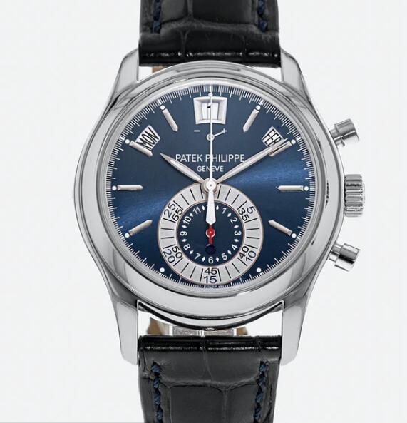 Patek Philippe Annual Calendar Chronograph 5960P Blue Dial