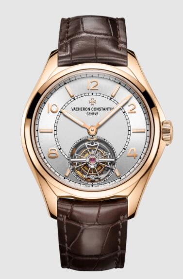 Vacheron Constantin Fiftysix tourbillon 18K 5N pink gold Replica Watch 6000E/000R-B488