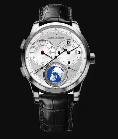 Jaeger-LeCoultre Duomètre Unique Travel Time White Gold Replica Watch 6063540