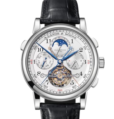 A Lange Sohne TOURBOGRAPH PERPETUAL "Pour le Mérite" Replica Watch Platinum with dial in argenté 706.025 A Lange Sohne TOURBOGRAPH PERPETUAL "Pour le Mérite" Replica Watch Platinum with dial in argenté 706.025