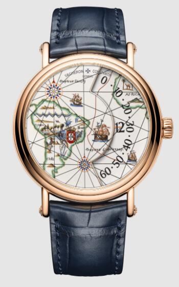Replica Vacheron Constantin Metiers d'Art Tribute to great explorers - Pedro Alvares Cabral pink gold Watch 7500U/000R-B689 Replica Vacheron Constantin Metiers d'Art Tribute to great explorers - Pedro Alvares Cabral pink gold Watch 7500U/000R-B689