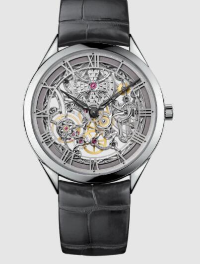 Replica Vacheron Constantin Metiers d'Art Mecaniques Ajourees 18K white gold Watch 82020/000G-9926
