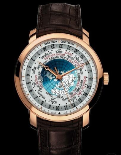 Replica Watch Vacheron Constantin Traditionnelle Heures du Monde 86060/000R-9640 Pink gold