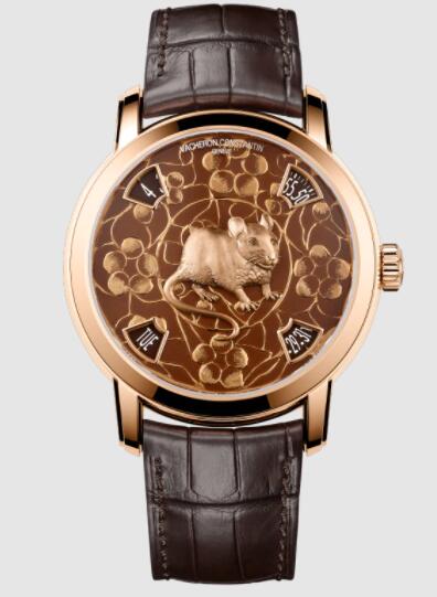 Replica Vacheron Constantin Metiers d'Art The legend of the Chinese zodiac - Year of the rat pink gold Watch 86073/000R-B520