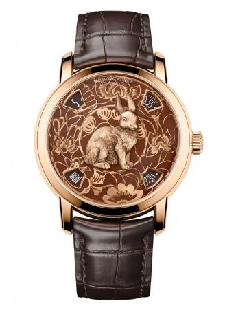 Vacheron Constantin Métiers d'Art The Legend of the Chinese Zodiac Year of the Rabbit Pink Gold Replica Watch 86073/000R-B933 Vacheron Constantin Métiers d'Art The Legend of the Chinese Zodiac Year of the Rabbit Pink Gold Replica Watch 86073/000R-B933
