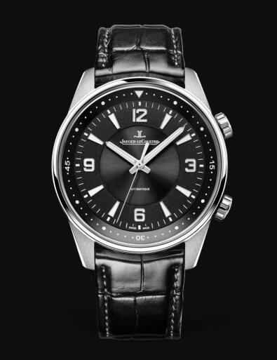 Jaeger-LeCoultre Polaris Automatic Stainless Steel Black Alligator Replica Watch 9008470