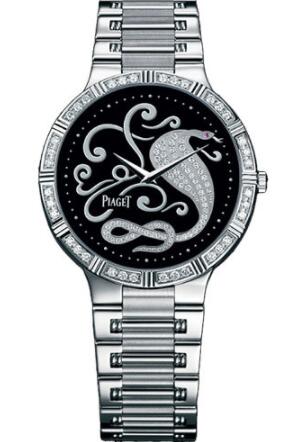 Piaget Dancer Ultra-Thin Replica Watch 38mm White Gold Onyx Zodiac G0A32195