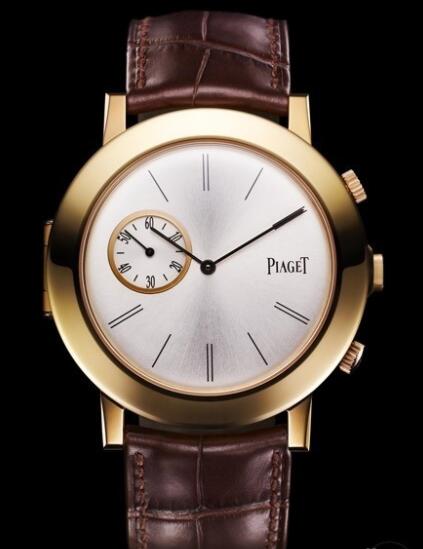 Replica Piaget Altiplano Double Jeu 43 mm Watch G0A35153 Pink Gold - Silver Dial